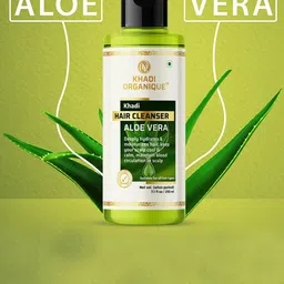 Khadi Organique Set Of 2 Khadi Hair Cleanser With Aloe Vera - 210ml Each image 4
