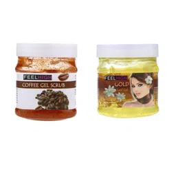 FEELHIGH Set Of 2 Coffee Gel Scrub & Gold Gel 500ml-Each-11
