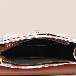 Anouk Multicoloured Printed Structured Satchel image 5