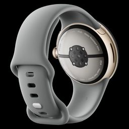 Google Pixel Watch 3 Wi-Fi + Bluetooth Wear OS 5.0 Smartwatch (45mm AMOLED Display, Qualcomm SW5100 Cortex M33 co-Processor, Hazel Active Band) image 5