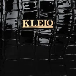 KLEIO Croc Textured Structured Handheld Bag image 3