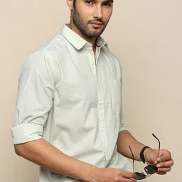 INVICTUS Sport Slim Fit Horizontal Stripes Cotton Casual Shirt-image-59
