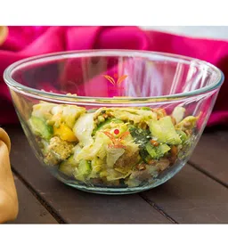 Femora Transparent Solid Borosilicate Glass Mixing Bowl-33