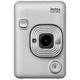 FUJIFILM Instax Mini LiPlay Instant Camera with 10 Instant Films (Stone White)-picture-12