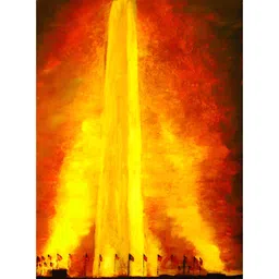 Inephos Yellow & Orange Canvas Painting Modern Wall Art-image-60