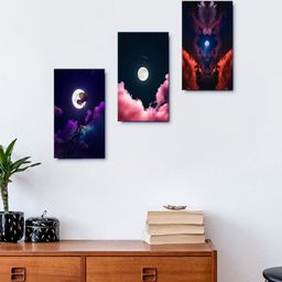 999Store Set of 3 Multi Wall Painting Frames-16