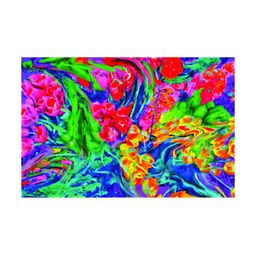 Inephos Pink & Green Canvas Modern Floral Art Wall Painting-picture-53