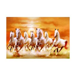 Inephos Orange & White Canvas Painting Wall Arts-image-13