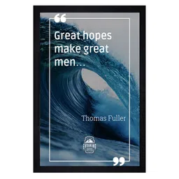Gallery99 Blue and Grey Motivational Quote Texture Paper Wall Art-image-26