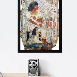 Gallery99 Multicolored Ascription Texture Paper Framed Wall Art-33