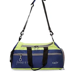 EASY  Blue & Green Duffel Bag-image-76