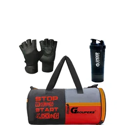 GROUPERS Printed Medium Foldable Sports or Gym Duffel Bag-picture-26