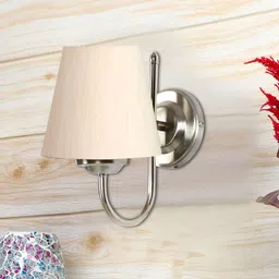 Devansh White Metal Traditional Frustum Shaped Wall Lamp-image-51