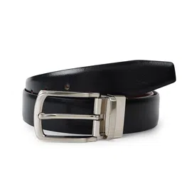 CIMONI Men Black Leather Reversible Formal Belt-image-28