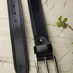 Alvaro Castagnino Men Wide Textured Leather Belt-image-72