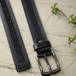 Alvaro Castagnino Men Textured Leather Belt-image-41