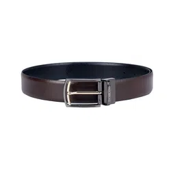 Da Milano Men Textured Leather Formal Belt-image-37