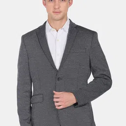 Arrow Men Self-design Slim-fit Single-breasted Formal Blazer-image-88