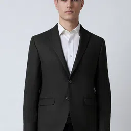 Peter England Elite Slim-Fit Single Breasted Blazer-picture-11