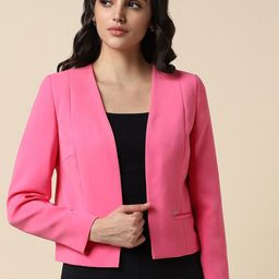 Allen Solly Woman Single Breasted Slim-Fit Casual Blazer-image-36