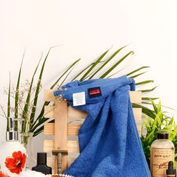 GAB Blue 500 GSM Cotton Bath Towel-image-39