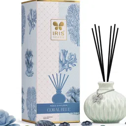 IRIS CELESTE Purple Reed Aroma Oil Diffuser With Ceramic Pot-200ML-13