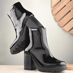 El Paso Women Platform-Heeled Mid-Top Regular Boots-52