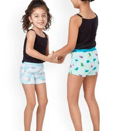 You Got Plan B Girls Pack Of 3 Printed Cotton Anti Microbial Boxer Briefs-image-79