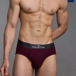 MODERN CREW Men Pack of 2 Micro Premium Modal Briefs-picture-4