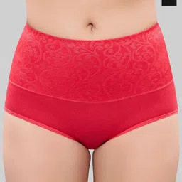PLUMBURY Pack of 2 High Waist Anti-Odour Full Coverage Tummy Control Briefs-picture-19