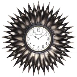 CHRONIKLE Black & White Analogue Contemporary Wall Clock-image-56