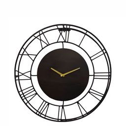 CHRONIKLE Black Round Contemporary Wall Clock-image-16