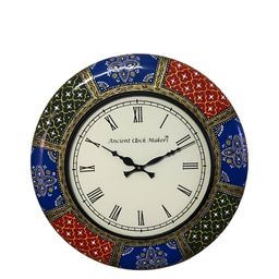 CHRONIKLE Traditional Round Wood Wall Clock-image-33