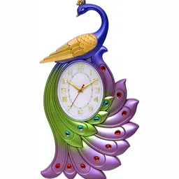 Attractionz Purple Round Wall Clock-45