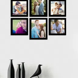 Art Street Set Of 6 Black Wall Photo Frames-26