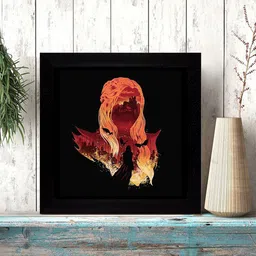 Gallery99 The Burn Girl Textured Paper Wall Art-36