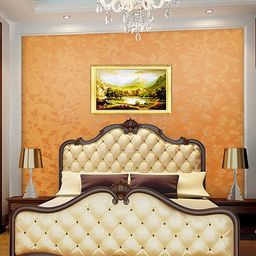 KAAF Gold Toned Floral Printed Wallpaper-image-57