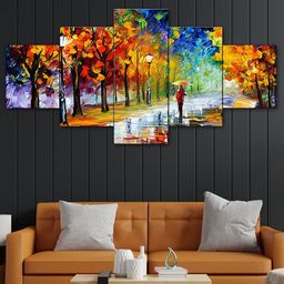Perpetual Set Of 5 3d Scenery Painting Wall Art-2