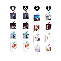 VAH Kya Bat Hai !! 24-Pcs Photos Display Hanging Wooden Photo FramewithClips-image-86