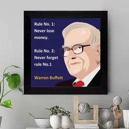Gallery99 Never Lose Money By Warren Buffett Wall Art-49