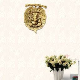 HANDICRAFTS PARADISE Antique Ganesha Wall Hanging-image-33