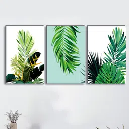SAF Set of 3 Modern Art Large Panel UV Textured Wall Art-image-95