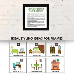 Gallery99 Simplified Steps To Start A Business Art Print Textured Paper Wall Art image 4