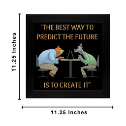 Gallery99 The Best Way To Predict The Future Is To Create It Textured Paper Wall Art image 2