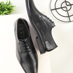 San Frissco Men Textured Genuine Leather Formal Derbys-image-66