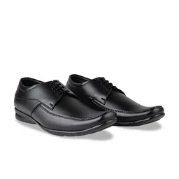 HikBi Men Square Toe Leather Formal Derbys-image-2