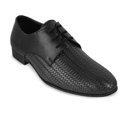 WALKWAY by Metro Men Textured Leather Formal Derbys-image-72