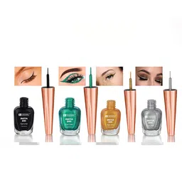 krayons Set of 4 Insta Dri Sparkling Waterproof Eye Liners - 7 ml Each-56