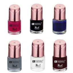 krayons Set of 6 Crazy Long Lasting Gel Nail Enamel - 8 ml Each-image-48