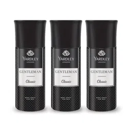 YARDLEY LONDON Men Set of 3 Gentleman Classic Body Spray - 100g Each-4